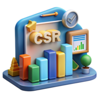 elegant vintage CSR Growth Charting Progress in Corporate Social Responsibility original png