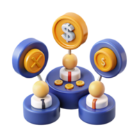 beautiful abstract Financial Decisions Risk, Reward, and Collaborative Strategies original png