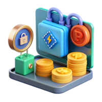 extraordinary artistic Secure Digital Currency Wallet Fast, Safe Reliable genuine png