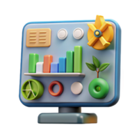 elegant vintage Data Visualization Dashboard Charts, Graphs KPIs genuine png