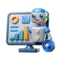 wonderful modern AI-Powered Data Analysis Visualizing Insights with Robotics high resolution png