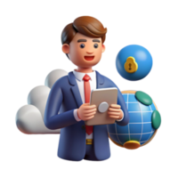 wonderful minimalist Global Cloud Computing Security Tablet Access Data Protection original png