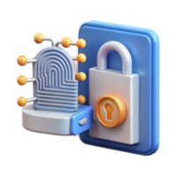 magnificent traditional Secure Access Fingerprint Padlock Authentication high resolution png