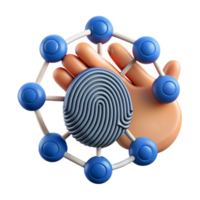 dramatic artistic Secure Network Access Fingerprint Biometric Authentication high quality png