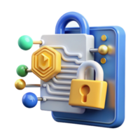 vibrant artistic Digital Asset Security Encryption and Network Protection high quality png