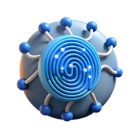 wonderful traditional Abstract 3D Network Sphere Interconnected Maze and Nodes premium png