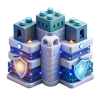 wonderful creative Digital Fortress Advanced Data Security System original png
