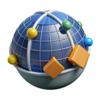 wonderful modern Global Network Interconnected Data and Innovation genuine png