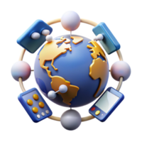 wonderful rustic Global Digital Network Interconnected Devices and Worldwide Connectivity original png