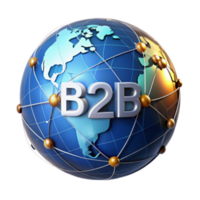 wonderful vintage Global B2B Networking Strategies for Success detailed png