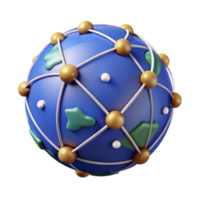 serene abstract Global Network Connections A Visual Representation high quality png