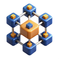 stunning contemporary Interconnected System Network Architecture and Data Integration exclusive png