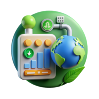 serene rustic Global Sustainability Dashboard Tracking Progress Towards a Greener Future premium png