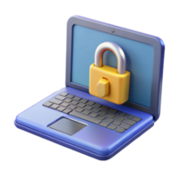 serene abstract Laptop Security Protecting Your Data with Encryption 4K png