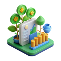 beautiful rustic Financial Growth Visualizing Investment Returns exclusive png