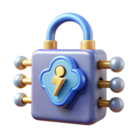 beautiful abstract Secure Cloud Data Protection Advanced Encryption and Access Control detailed png