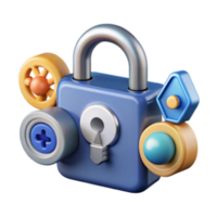 serene traditional Secure System Multi-Factor Authentication Data Encryption detailed png