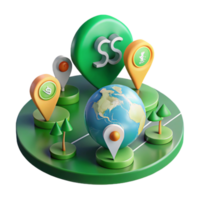 extraordinary traditional Global Location Services Mapping, Navigation, and Geolocation high quality png