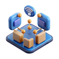 magnificent creative Wireless Network Connectivity Device Interconnection Data Sharing high quality png