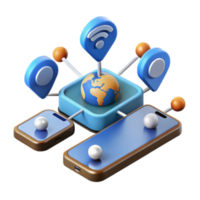 wonderful abstract Global Mobile Network Connectivity A Visual Representation authentic png