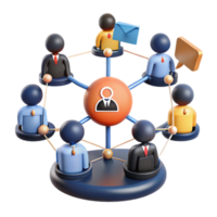magnificent abstract Network Collaboration Enhancing Team Communication and Productivity exclusive png