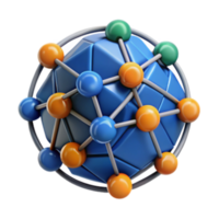 elegant classic Global Network Interconnected System of Nodes authentic png