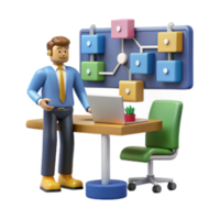 extraordinary artistic Project Management Workflow Optimization with Visual Planning detailed png