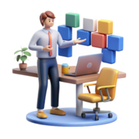 dramatic abstract Modular Design Efficient Workflow Solutions detailed png