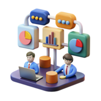 vibrant abstract Data Analysis Collaborative Insights Visualizations genuine png