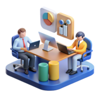 serene classic Teamwork, Data Analysis, and Collaboration in the Modern Workplace professional png