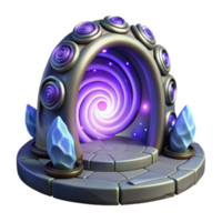 wonderful contemporary Mystic Portal 3D Render premium png