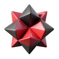 extraordinary rustic Red and Black 3D Geometric Abstract Background detailed png