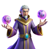 magnificent abstract Wizard 3D Render professional png