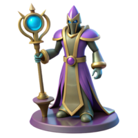 impressive rustic 3D Render of Fantasy Wizard original png