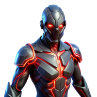 elegant abstract 3D Render Futuristic Cyborg Armor high resolution png