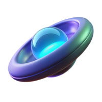 impressive artistic 3D Abstract Orb in Ring authentic png