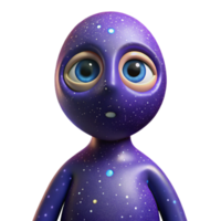 magnificent rustic 3D Render Curious Cosmic Being authentic png