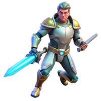 extraordinary creative 3D Render of a Fantasy Knight professional png