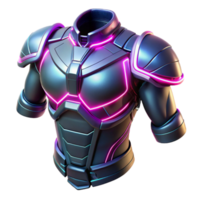 wonderful minimalist Futuristic Armor 3D Render high resolution png