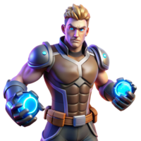 extraordinary classic Powerful 3D Render of Futuristic Hero exclusive png