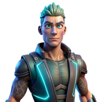 extraordinary rustic 3D Render Futuristic Male Character authentic png