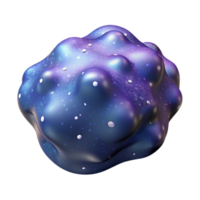serene traditional 3D Abstract Galaxy Blob authentic png