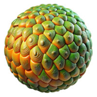 magnificent modern 3D Render of Cellular Structure Spherical, Segmented, Bio-inspired Design genuine png