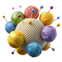 impressive minimalist Colorful Yarn Balls Pins A Knitterly Delight high quality png