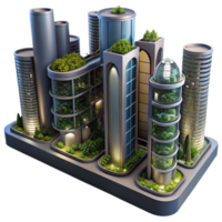 serene abstract Vertical Greenery Eco-Friendly Urban Design authentic png