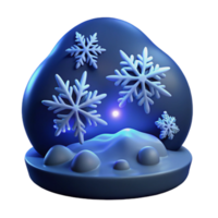 serene rustic Winter Wonderland 3D Render authentic png