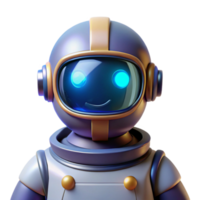 wonderful abstract Friendly 3D Robot Illustration authentic png