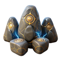 dramatic artistic Ancient Stone Energy Array Mystical Power Source exclusive png