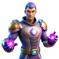 extraordinary abstract 3D Render of a Powerful Mage detailed png