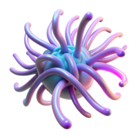 magnificent classic Abstract 3D Render Biomorphic Orb with Tendrils authentic png